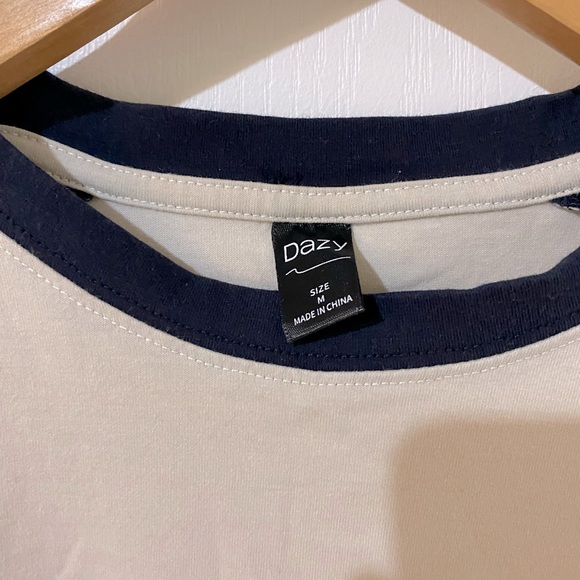 Long sleeve two block colour top - Picture 3 of 4